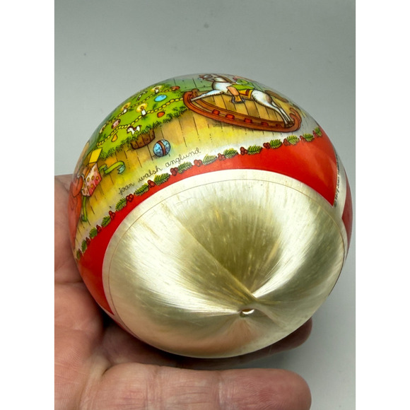 Vtg Hallmark Satin Ornament Joan Walsh Anglund 1979 Tree Trimmer Collection Box - Picture 5 of 7